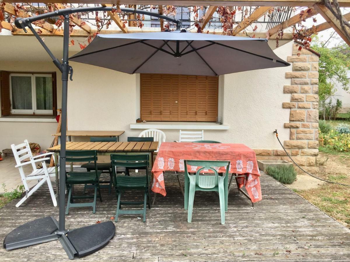 Chambre Avec Vue Sur Jardin Charnay-lès-Mâcon Exteriör bild